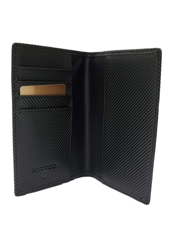 Natucci Leather Wallet Black JAW18-01 - Image 2